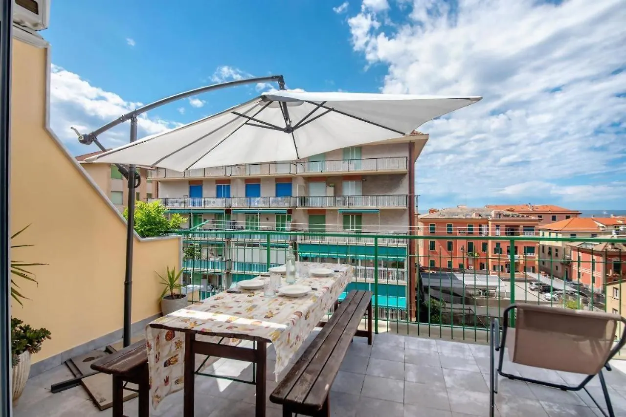 Attico In Centro Vista Mare Villa Chiavari Holiday home